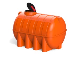 Емкость G 2500 КАС - откидная крышка - Фото 1