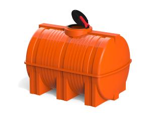 Емкость G 3000 КАС - откидная крышка - Фото 1