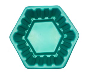 Клумба Шестигранная - зеленый - Фото 1