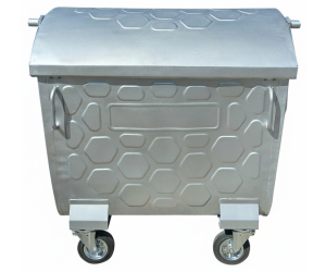 Контейнер для мусора 1100л (с крышкой) - Фото 1